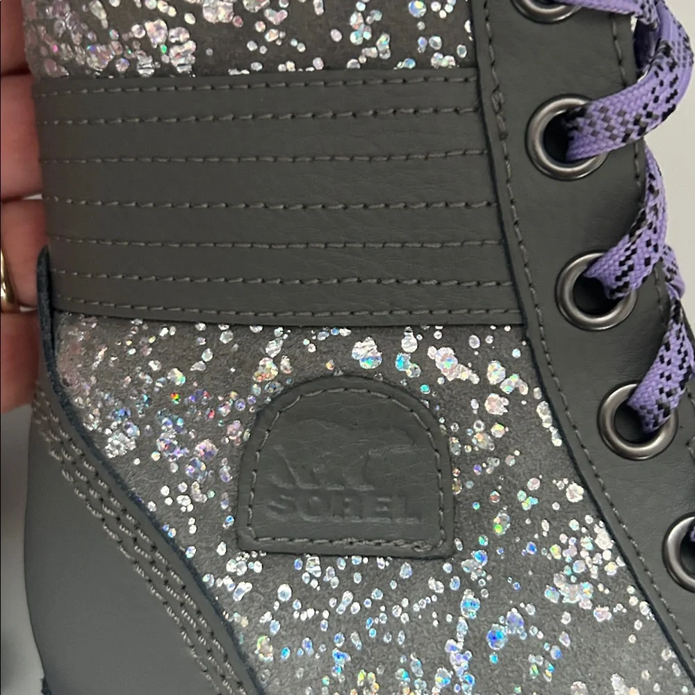 Sorel Lexie Ankle Boot Wedge Sparkle Waterproof